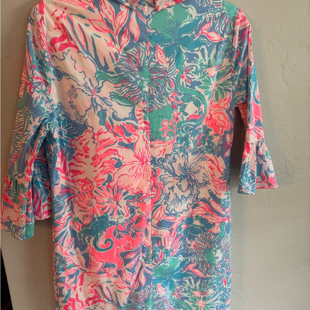 EUC Lilly Pulitzer Multicolor Floral Blouse